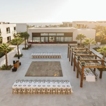 Shiawase terrace wedding venue at Nobu Los Cabos