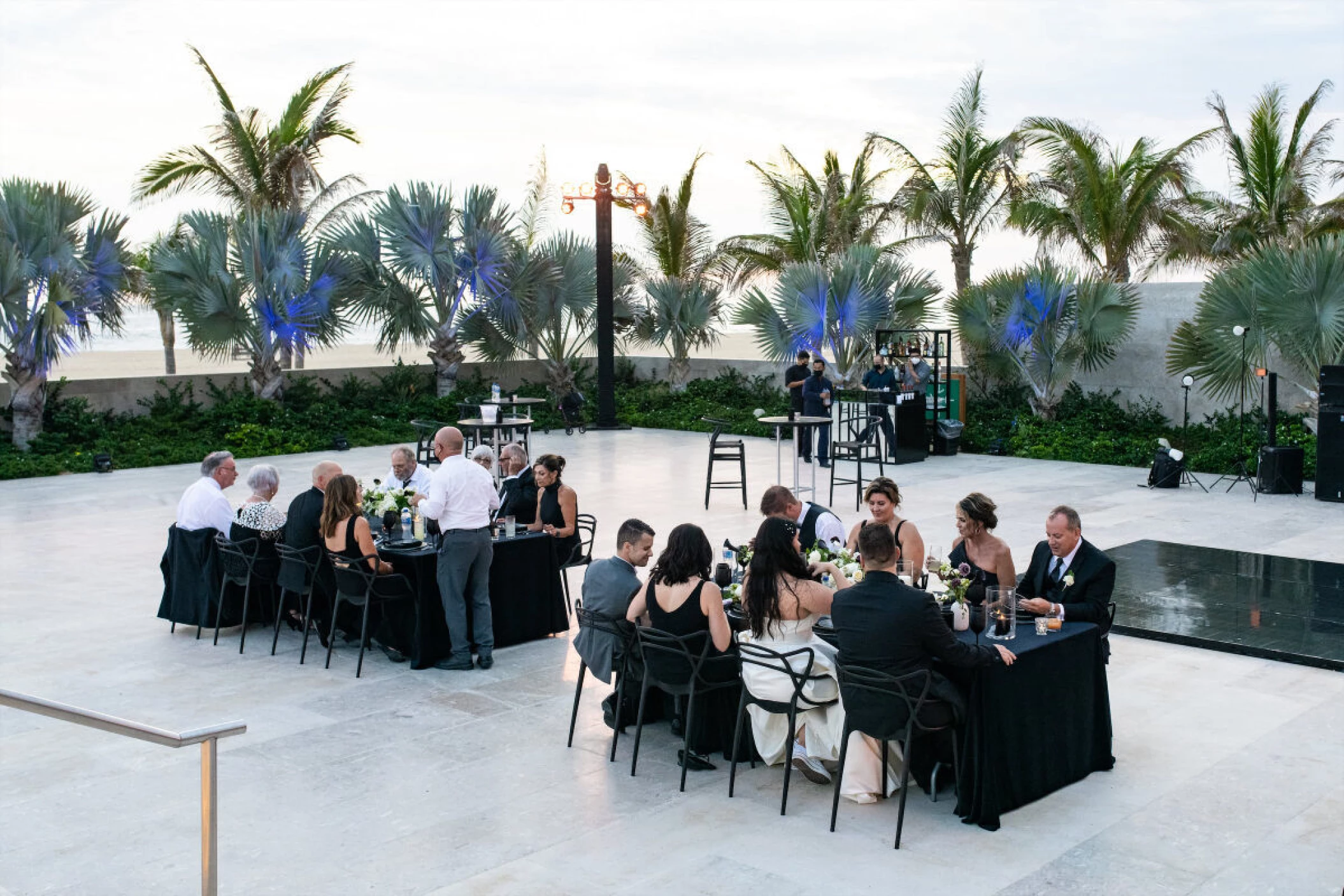 Shiawase terrace wedding venue at Nobu Los Cabos