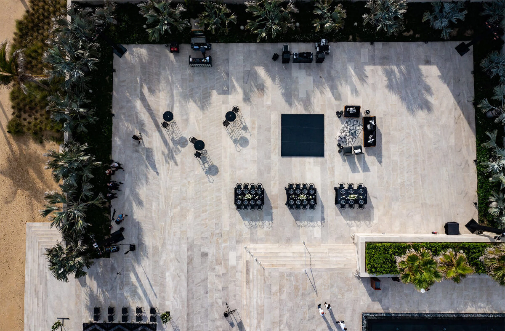 Shiawase terrace wedding venue at Nobu Los Cabos