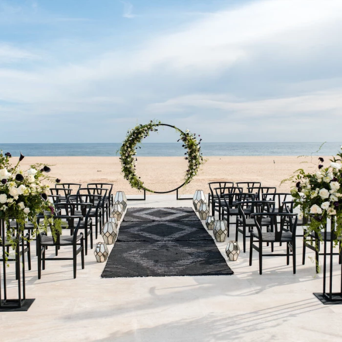 Shiawase terrace wedding venue at Nobu Los Cabos