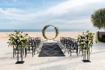 Shiawase terrace wedding venue at Nobu Los Cabos
