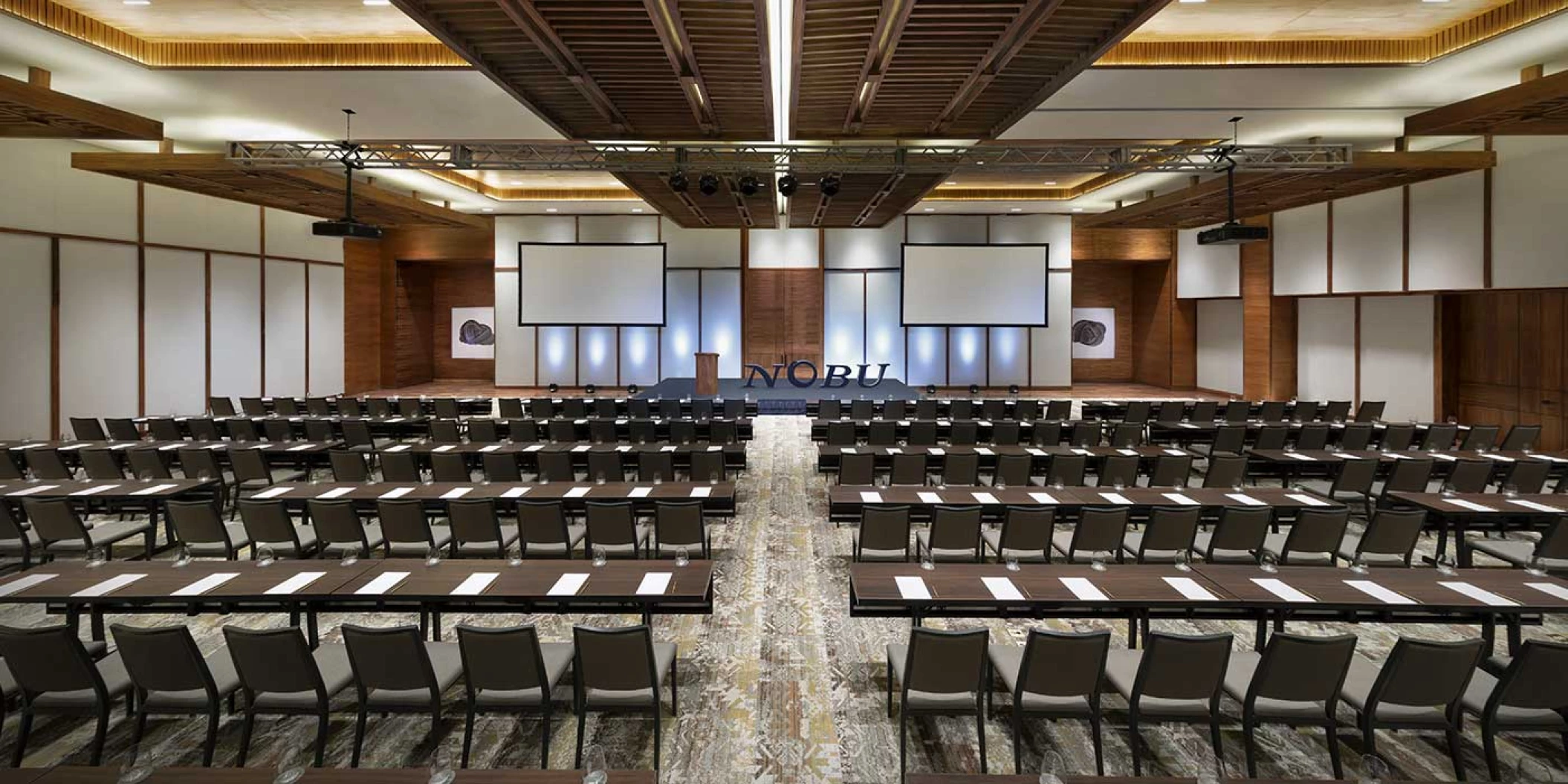 Stuki ballroom at Nobu Los cabos