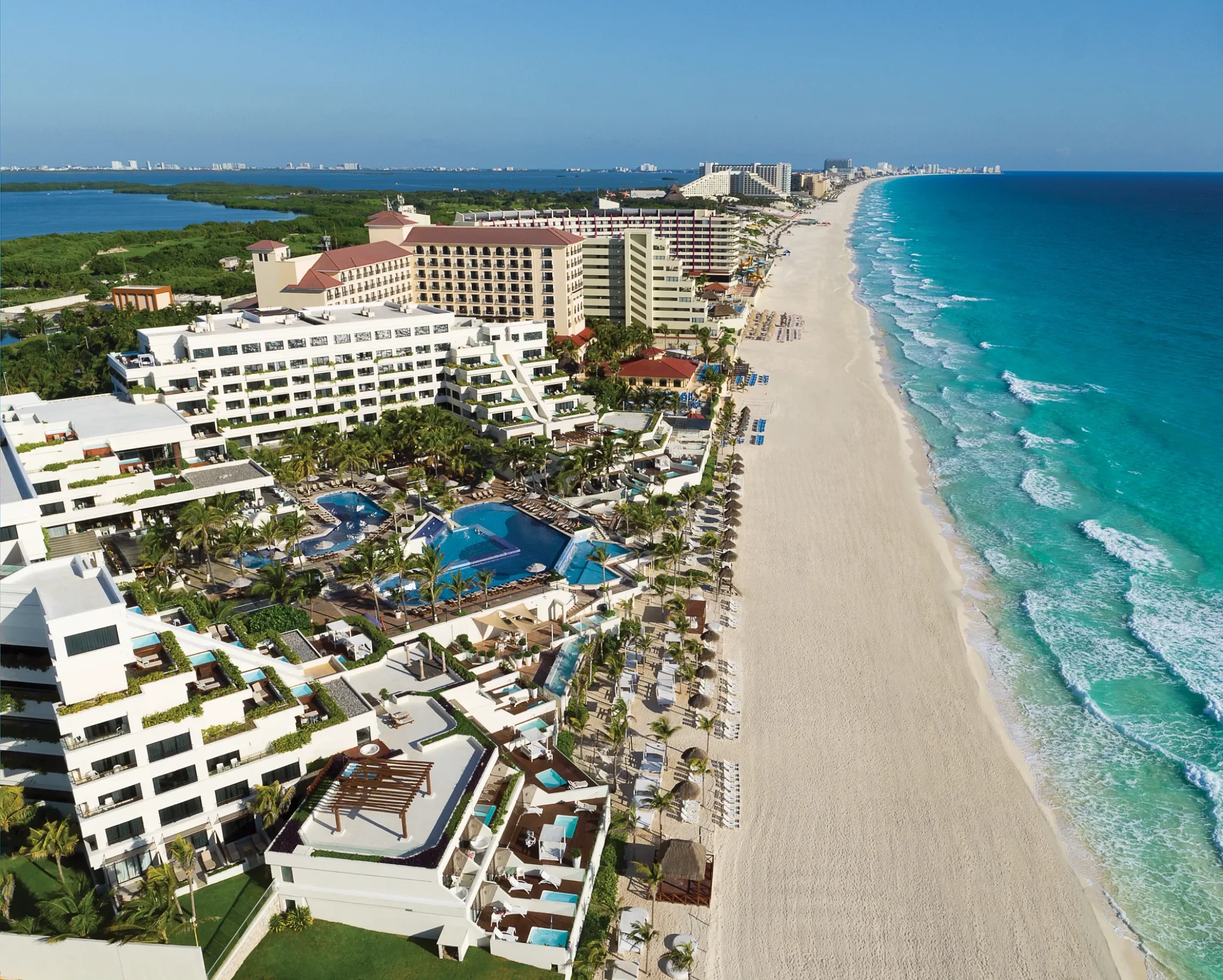 Arieal view of Now Emerald Cancun