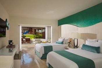 Deluxe patio suite at Now Emerald Cancun