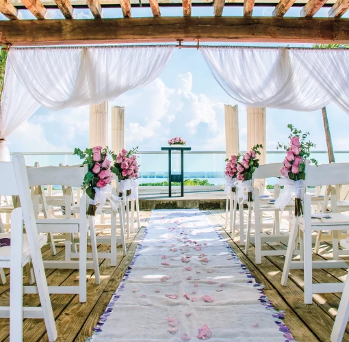 Gazebo wedding venue at Now Emerald Cancun