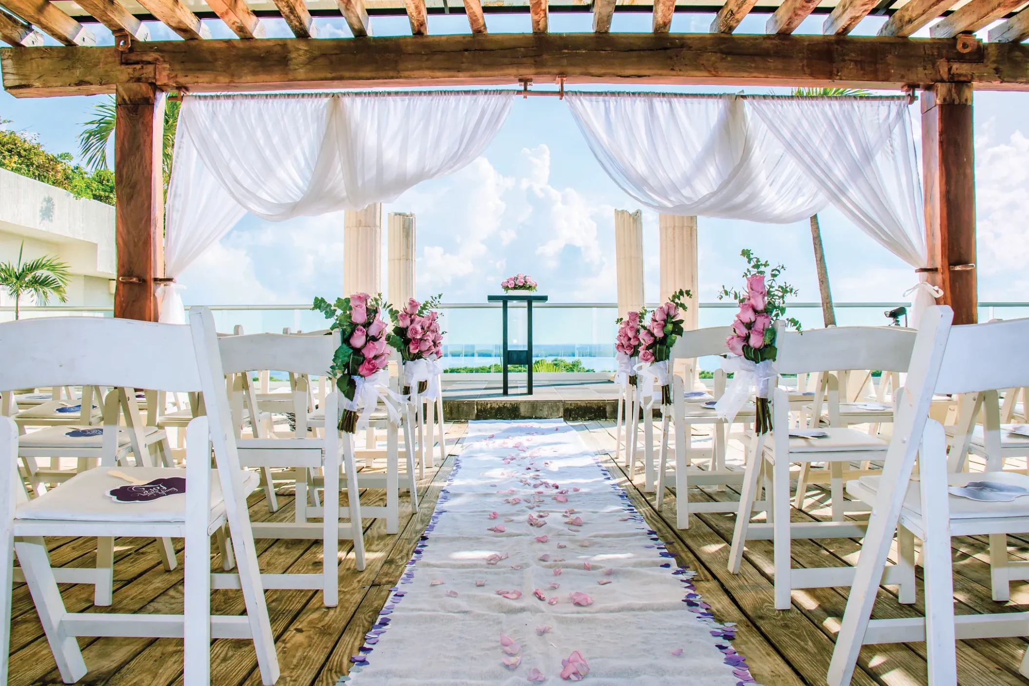 Gazebo wedding venue at Now Emerald Cancun