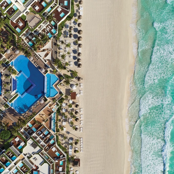 Pool aerialview at Now Emerald Cancun