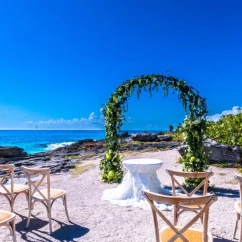 Occidental at Xcaret simple beach wedding venue