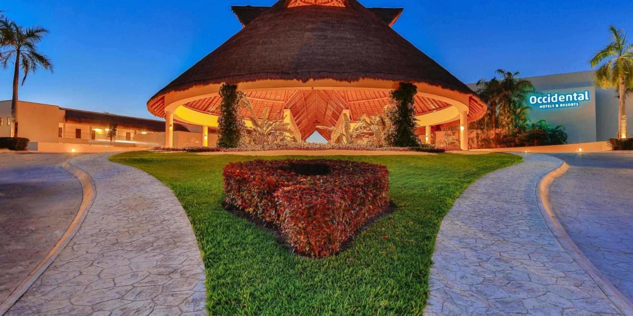 Occidental at Xcaret Destination resort entrance