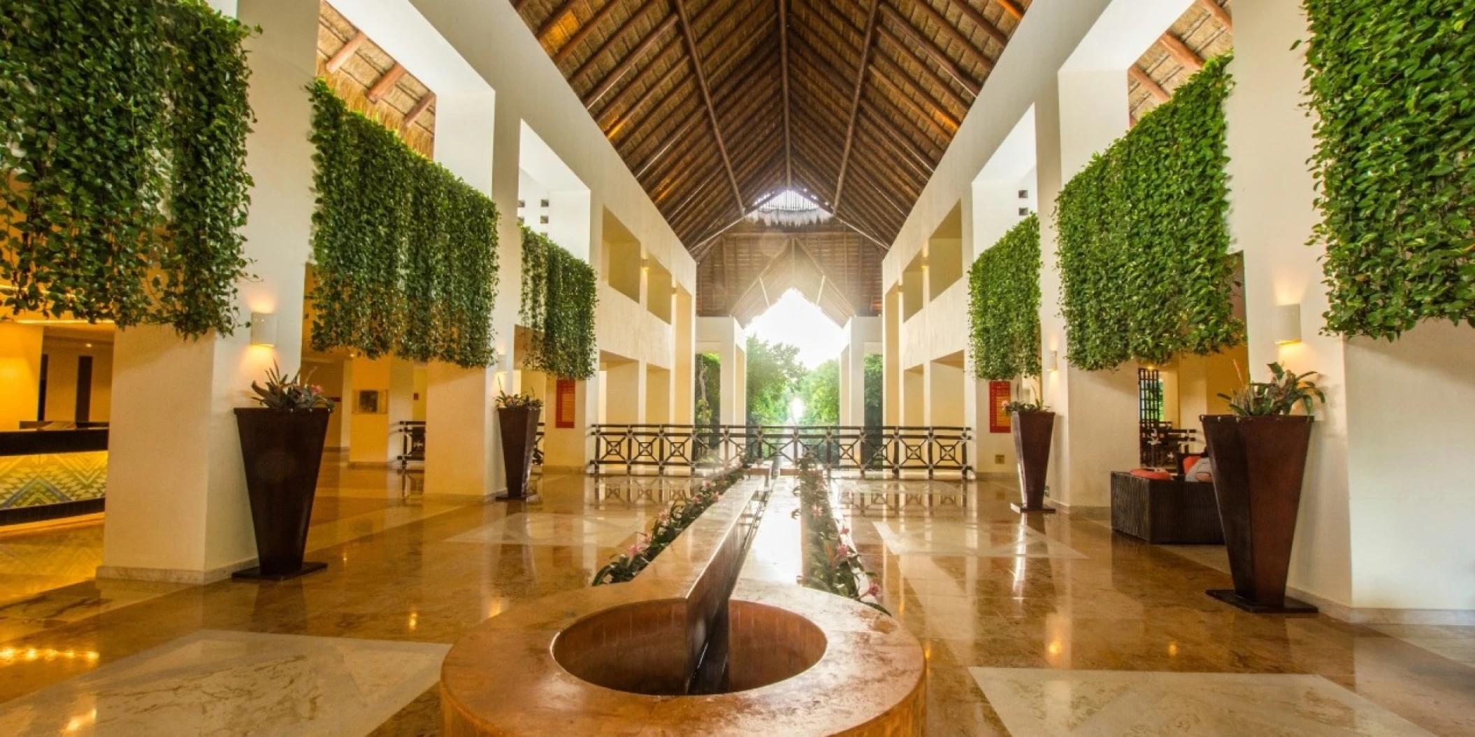 Occidental at Xcaret Destination lobby and reception area