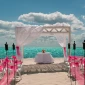 Beach Wedding setup at Ocean Coral & Turquesa Resort