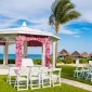 Garden gazebo setup at Ocean Coral & Turquesa Resort