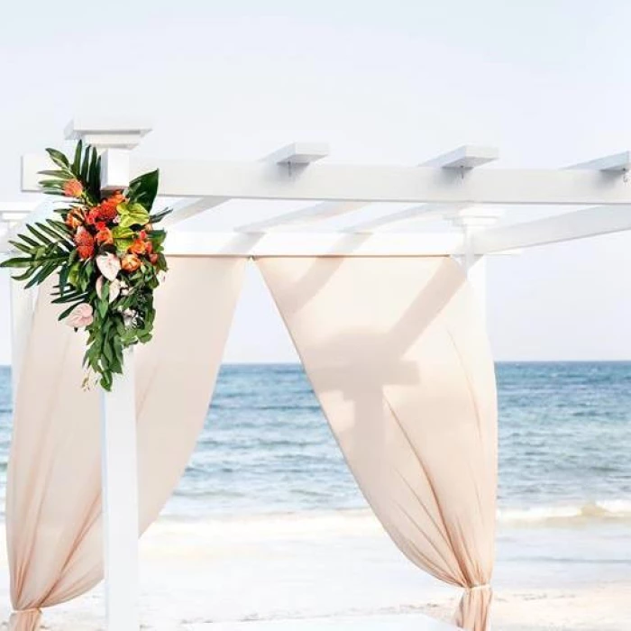 Ceremony in Beach Pergola at Grand Palladium Costa Mujeres