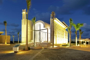 Catholic chapel wedding venue at Grand Palladium Costa Mujeres