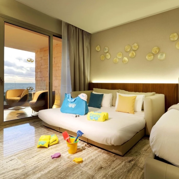 Grand Palladium Costa Mujeres ocean view room with kids toys