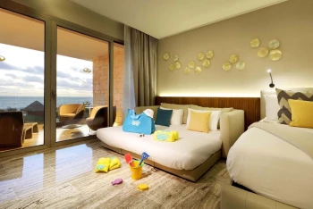 Grand Palladium Costa Mujeres ocean view room with kids toys
