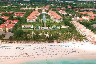 Riu palace mexico overview aerial