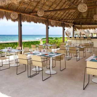 La palapa wedding venue at Paradisus Cancun