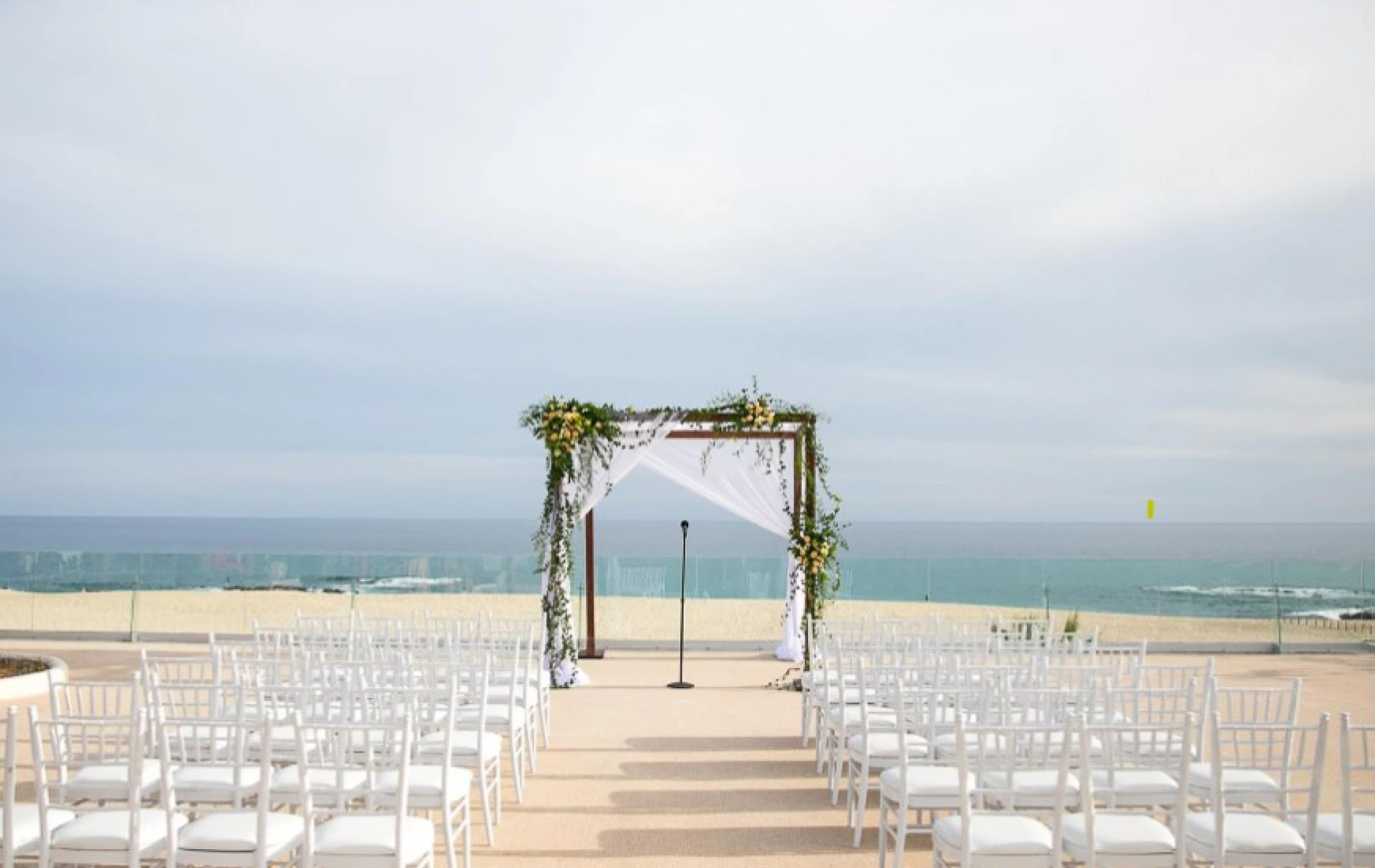 Ceremony in the ocean terrace at Paradisus Los Cabos