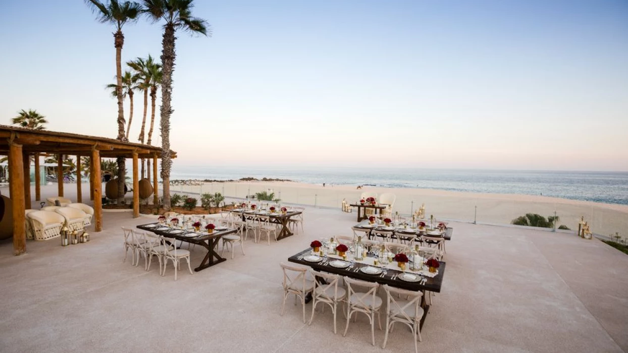 dinner reception at paradisus los cabos