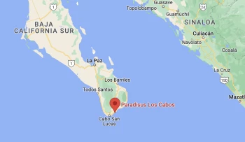 Google Maps of Paradisus Los Cabos