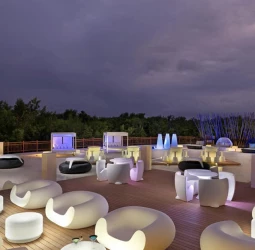 Paradisus Playa Del Carmen sky lounge wedding venue