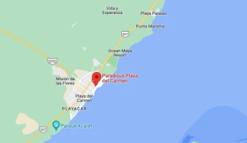 Google maps of Paradisus Playa Del Carmen