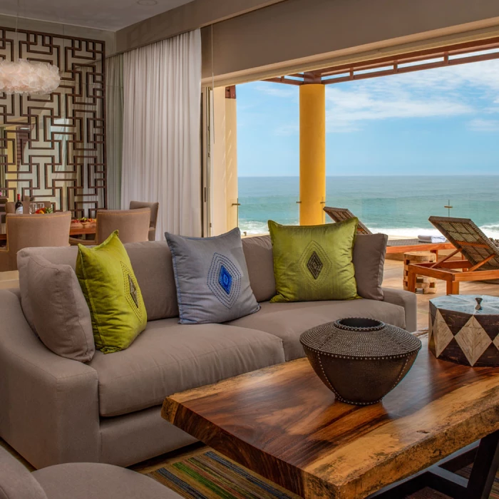 Living room view at Pueblo Bonito Pacifica Golf & Spa Resort