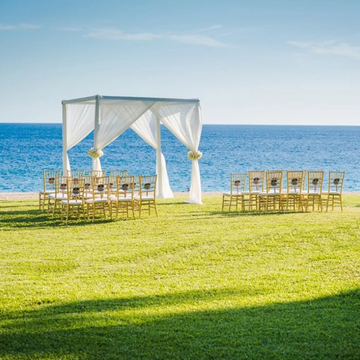 Lovers Meadow wedding venue at Pueblo Bonito Sunset Beach Golf & Spa Resort