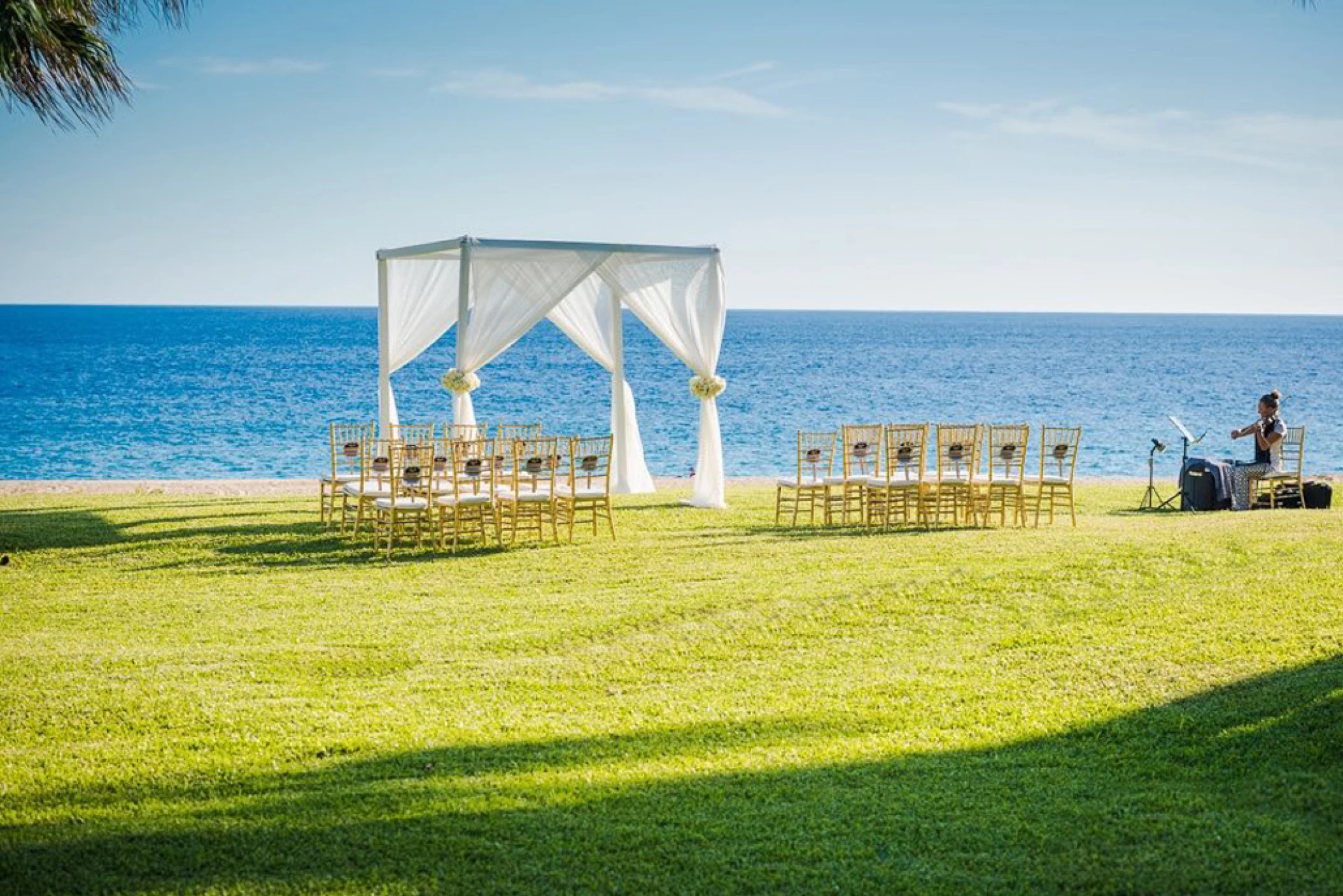 Lovers Meadow wedding venue at Pueblo Bonito Sunset Beach Golf & Spa Resort