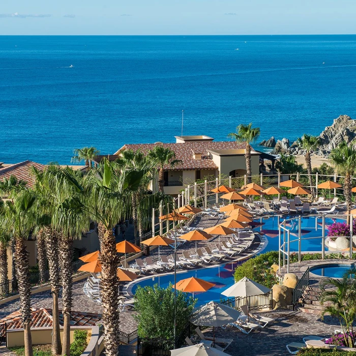 Main pool at Pueblo Bonito Sunset Beach Golf & Spa Resort