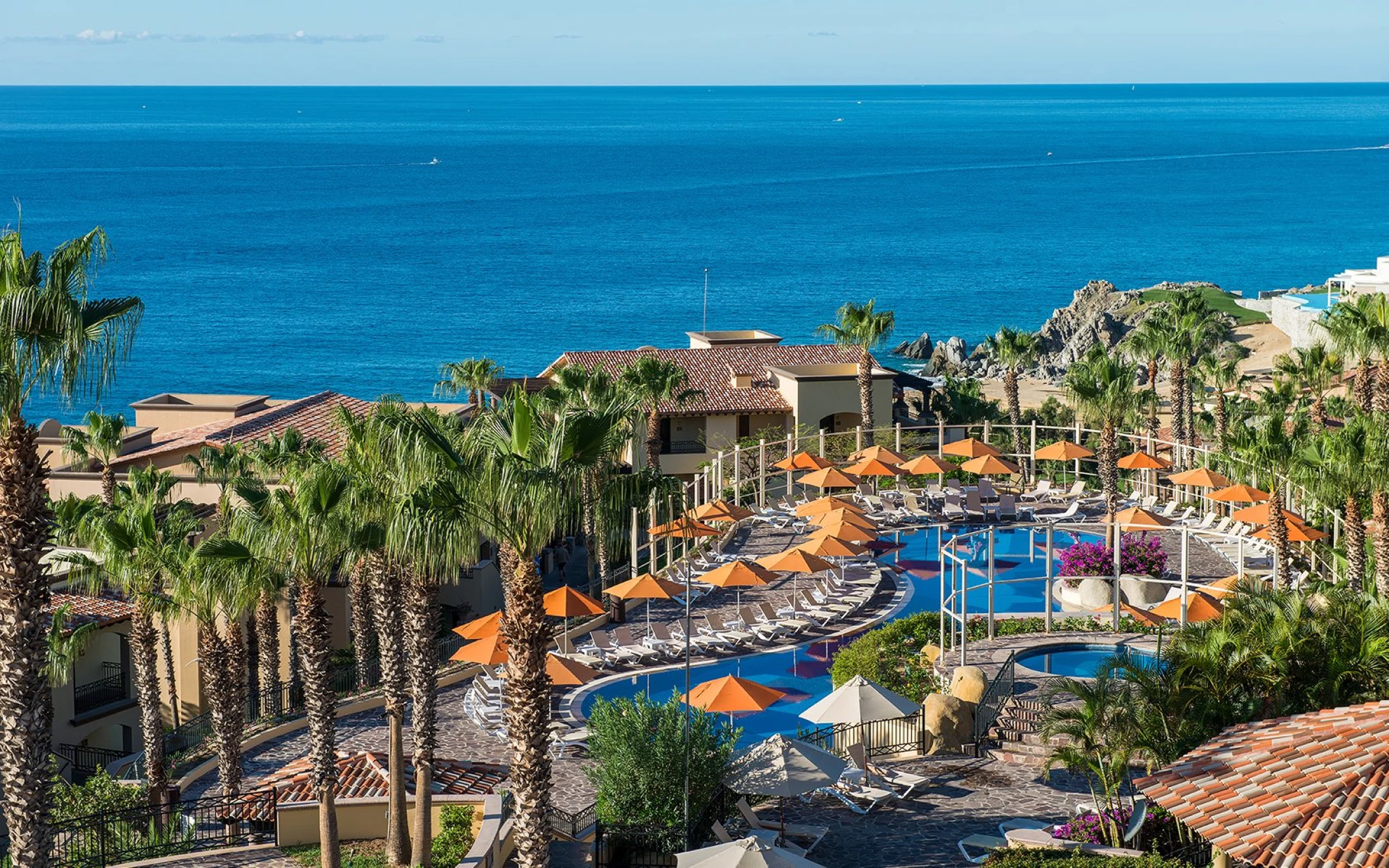 Main pool at Pueblo Bonito Sunset Beach Golf & Spa Resort