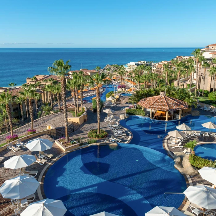 Main pool at Pueblo Bonito Sunset Beach Golf & Spa Resort