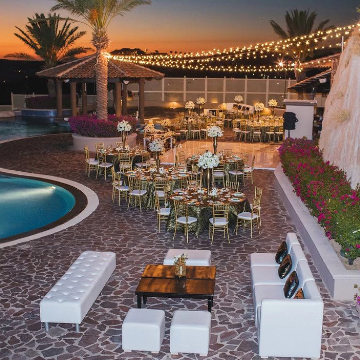 Sky pool upper terrace at Pueblo Bonito Sunset Beach Golf & Spa Resort