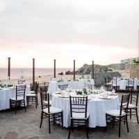 Sunset deck wedding venue at Pueblo Bonito Sunset Beach Golf & Spa Resort