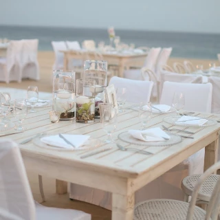 The beach weddding venue at Pueblo Bonito Sunset Beach Golf & Spa Resort