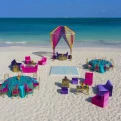 Planet Hollywood Adult Cancun beach wedding reception