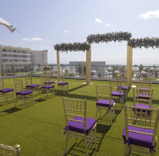 Planet Hollywood Adult Cancun terrace wedding venue