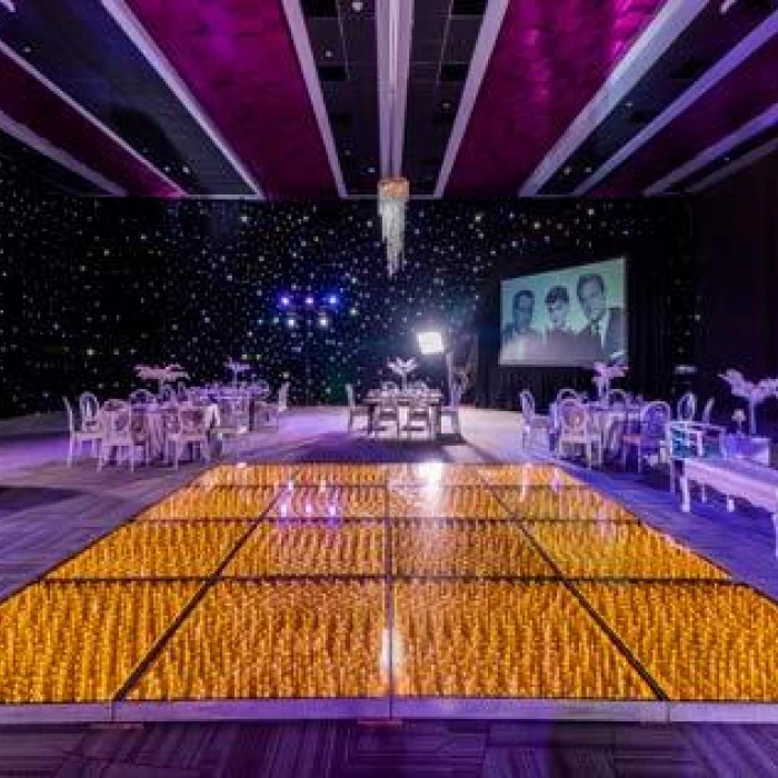 Dance floor on Blockbuster Ballroom at Planet Hollywood Cancun Resort and Spa