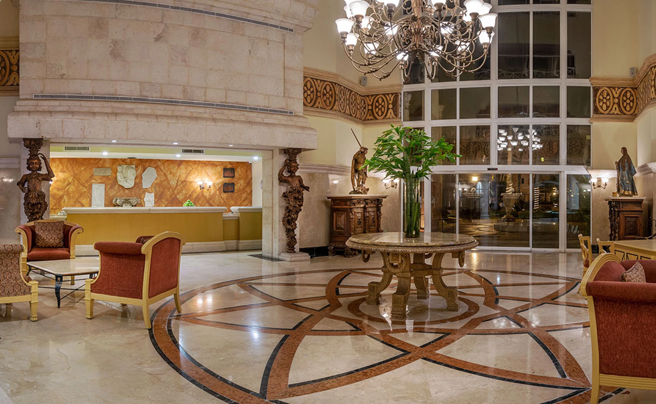 Pueblo Bonito Rose Lobby.