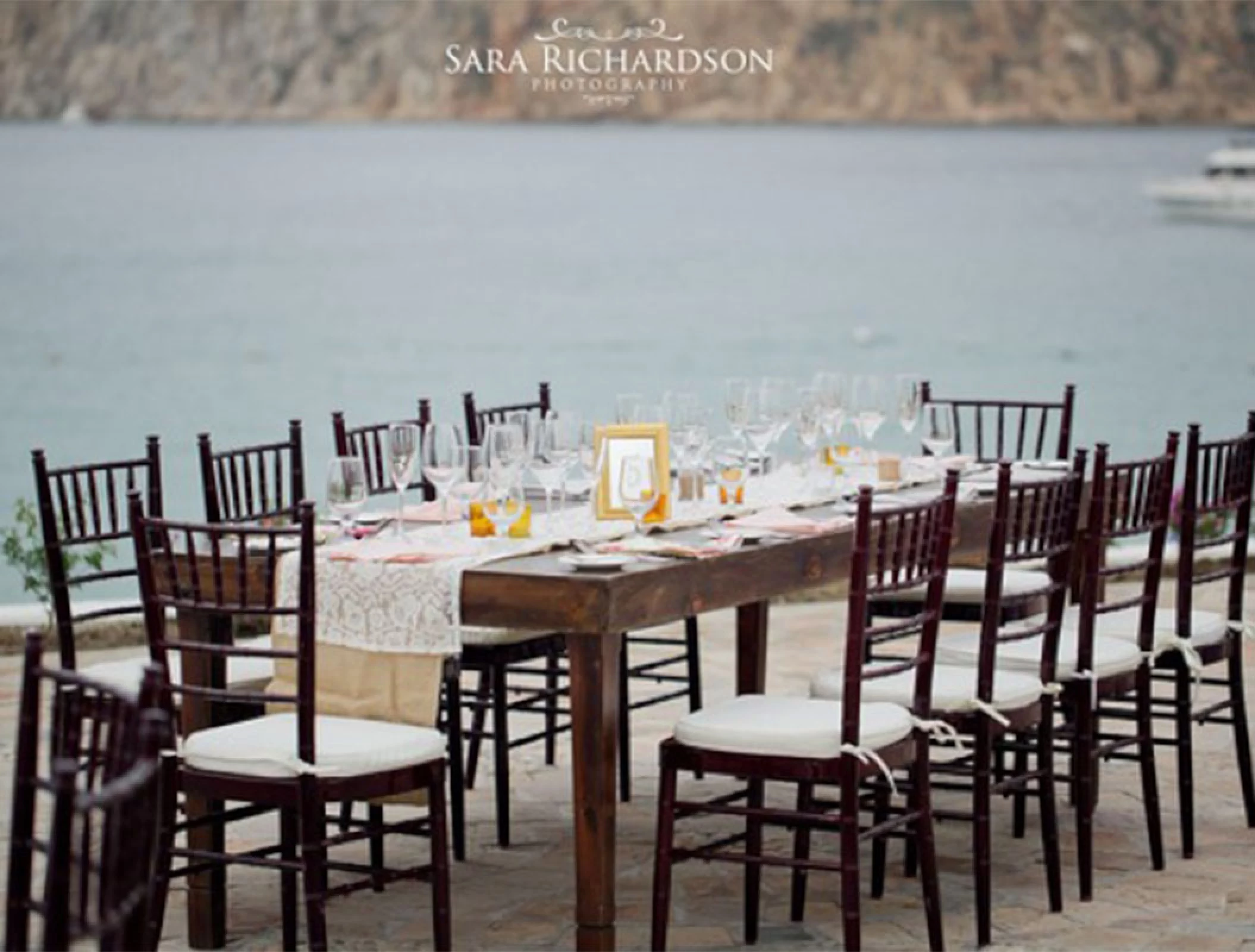 Pueblo Bonito Rose Palomas terrace wedding venue.