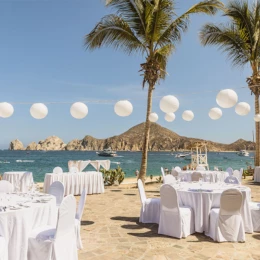 Pueblo Bonito Rose Reception setup.