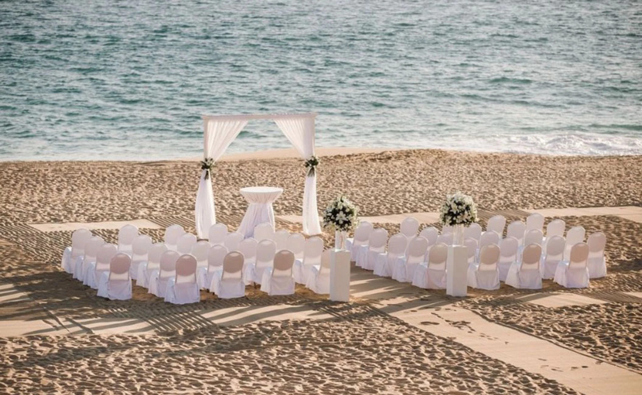 Pueblo Bonito Rose Beach wedding venue.