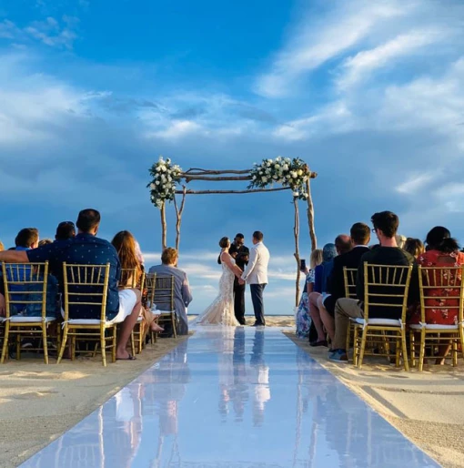 Pueblo Bonito Rose Beach wedding.