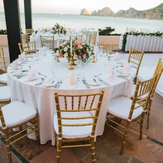 Dinner reception at Pueblo Bonito Los Cabos Beach Resort