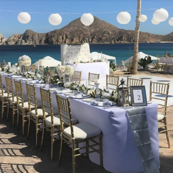 Dinner reception at Pueblo Bonito Los Cabos Beach Resort