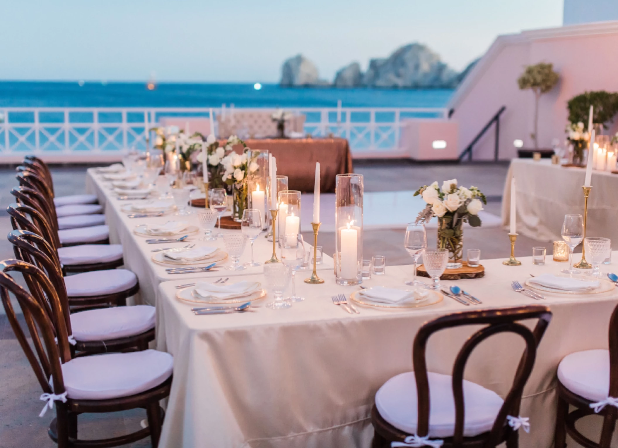 Dinner reception at Pueblo Bonito Los Cabos Beach Resort