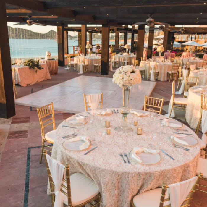 Dinner reception at Pueblo Bonito Los Cabos Beach Resort