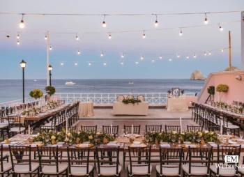 Dinner reception at Pueblo Bonito Los Cabos Beach Resort