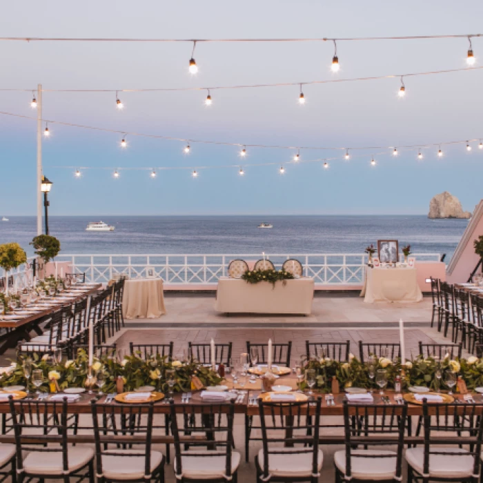 Dinner reception at Pueblo Bonito Los Cabos Beach Resort